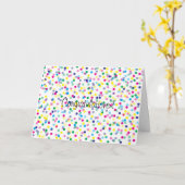 Confetti Congrats remissie Kaart (Gele Bloem)