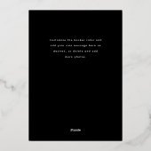 Confetti Countdown Arch New Year Foto Folie Feestdagenkaart (Achterkant)