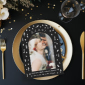 Confetti Countdown Arch Nieuwjaar Fotokaart Kaart