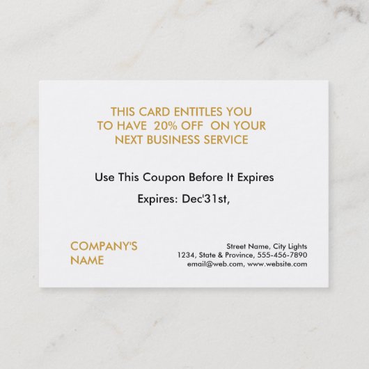 Confetti  Coupon Kaart Voucher Discount Cadeau (Achterkant)