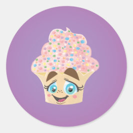 Confetti Cupcake Stickers