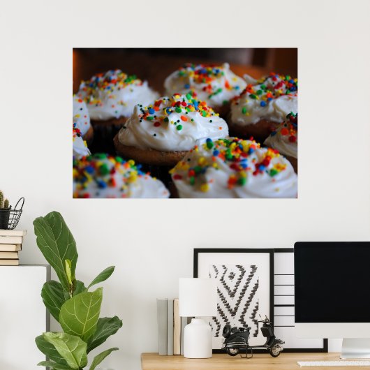 Confetti Cupcakes Print (Thuiskantoor)
