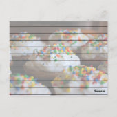 Confetti Cupcakes Recipcard Briefkaart (Achterkant)