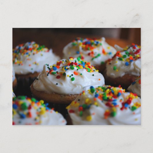 Confetti Cupcakes Recipcard Briefkaart (Voorkant)