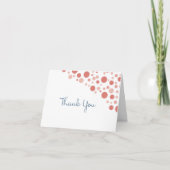 Confetti Dank Je Koraal Bedankkaart (Voorkant)