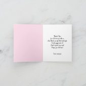 confetti , dank u wel bedankkaart (Binnen)