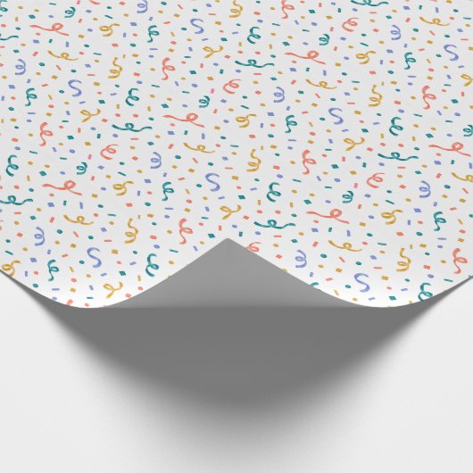 Confetti Dansfeest Viering Cadeaupapier (Hoek)