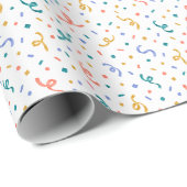 Confetti Dansfeest Viering Cadeaupapier (Rol Hoek)