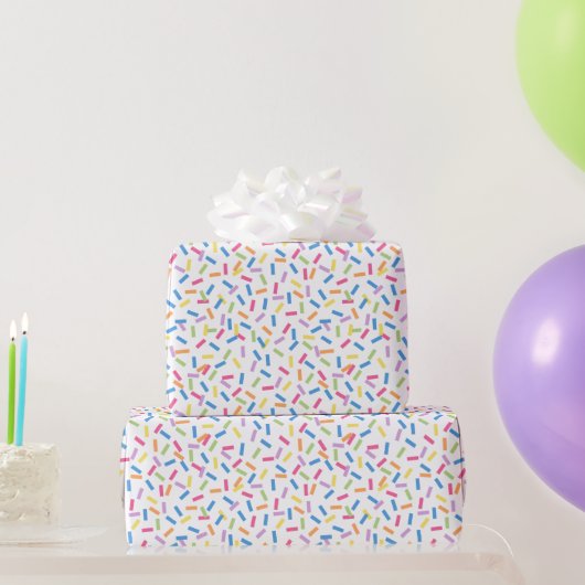 Confetti Dazzle (Sprinkles) Cadeaupapier (Feestgeschenken)