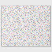 Confetti Dazzle (Sprinkles) Cadeaupapier (Vlak)