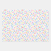 Confetti Dazzle (Sprinkles) Inpakpapier Vel (Voorkant 3)