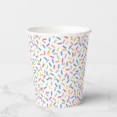 Confetti Dazzle (Sprinkles) Papieren Bekers (Achterkant)