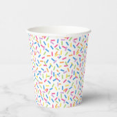 Confetti Dazzle (Sprinkles) Papieren Bekers (Rechts)