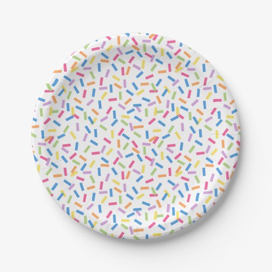 Confetti Dazzle (Sprinkles) Papieren Bordje (Voorkant)