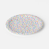 Confetti Dazzle (Sprinkles) Papieren Bordje (Gekanteld)