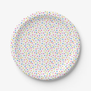Confetti Dazzle (Stippen) Papieren Bordje