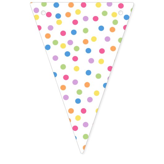 Confetti Dazzle (Stippen) Vlaggetjes (Eerste vlag)