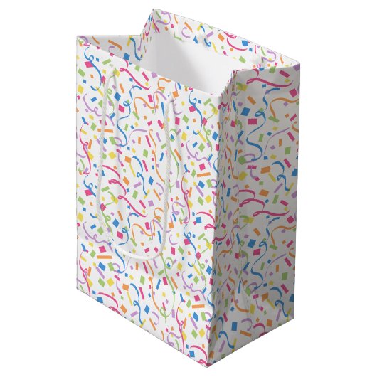 Confetti Dazzle (Verrassing) Medium Cadeauzakje (Voorkant Gekanteld)