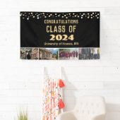 Confetti de Klasse van de Gefeliciteerd van de Fot Spandoek (Insitu)