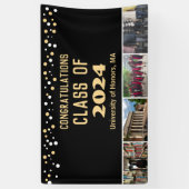 Confetti de Klasse van de Gefeliciteerd van de Fot Spandoek (Verticaal)