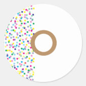 Confetti Donut Sticker (Voorkant)