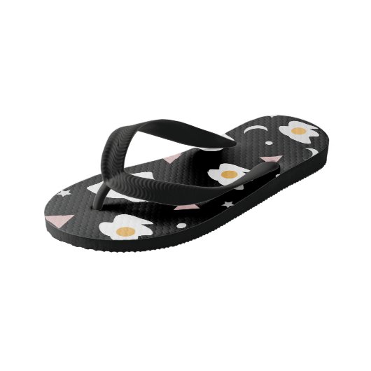 Confetti-eierstaarten Kinder Teenslippers (Schuin)