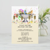 Confetti en gedistilleerde dranken van de Eve Part Kaart (Staand voorkant)