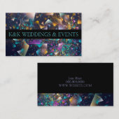 Confetti Event Party Planner Weddings Business Visitekaartje (Voorkant / Achterkant)