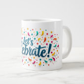 Confetti-explosie-Mok Grote Koffiekop (Voorkant rechts)