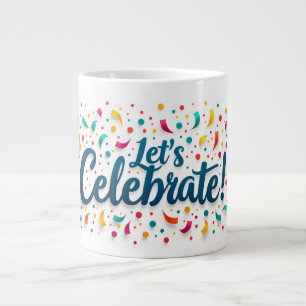 Confetti-explosie-Mok Grote Koffiekop