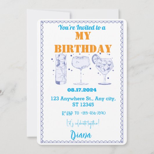 Confetti Explosion: Leuke Verjaardag Kaart (Voorkant)