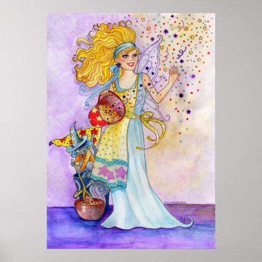 Confetti Fairy Print (Voorkant)