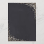 Confetti Faux folie Dinermenu Menu (Achterkant)