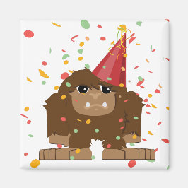 Confetti Feest Sasquatch Bigfoot Magneet