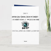 Confetti Feestdagen Kaart (Achterkant)