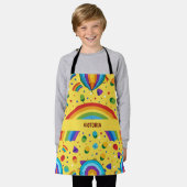 Confetti Festival Rainbow Custom Pattern Schort (Gedragen)