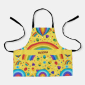Confetti Festival Rainbow Custom Pattern Schort (Voorkant)