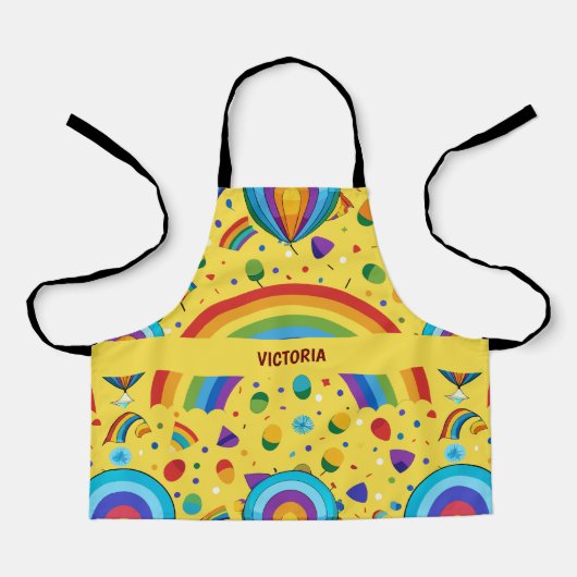 Confetti Festival Rainbow Custom Pattern Schort (Voorkant)