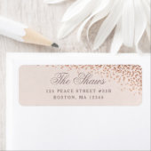 Confetti folie retouradres label faux folie (Insitu)