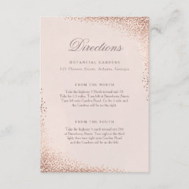 Confetti-foliekaart Informatiekaartje