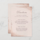 Confetti-foliekaart Informatiekaartje (Voorkant / Achterkant)