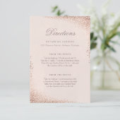 Confetti-foliekaart Informatiekaartje (Staand voorkant)