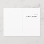 Confetti Foto Verjaardag Bedankt Post Kaart (Achterkant)