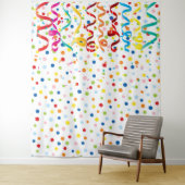 Confetti fotoachtergrond Tapestry Wandkleed (In situ)