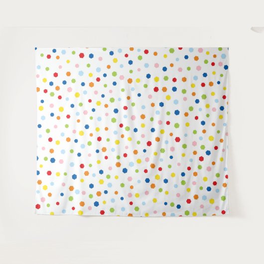 Confetti fotoachtergrond Tapestry Wandkleed (Voorkant (horizontaal))