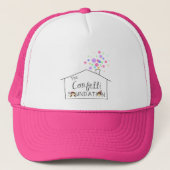 Confetti Foundation Trucker Hat Trucker Pet (Voorkant)