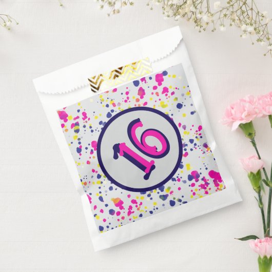 Confetti Fun Sprinkles Design 16 Bedankzakje (Gezegeld)