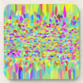 Confetti Garden Fringe Drankjes Onderzetter (Voorkant)
