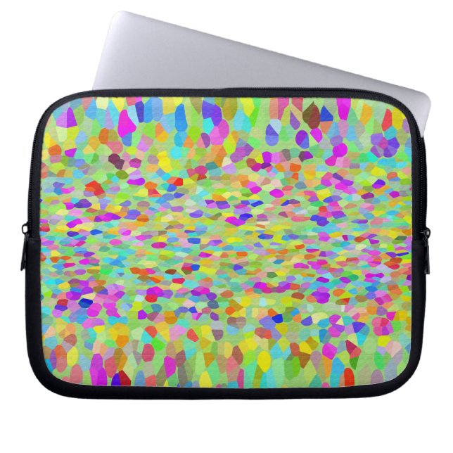 Confetti Garden Fringe Laptop Sleeve (Voorkant)