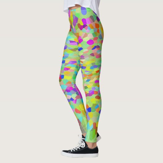 Confetti Garden Fringe Leggings (Links)